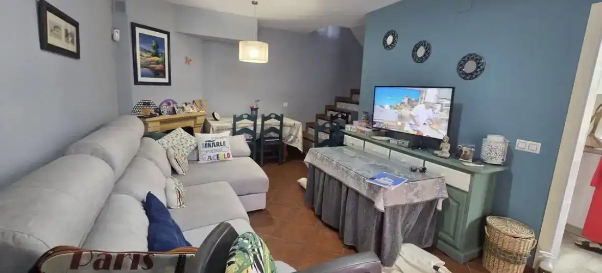 Sala d'estar de Dúplex en venda en El Portil amb Aire condicionat i Balcó