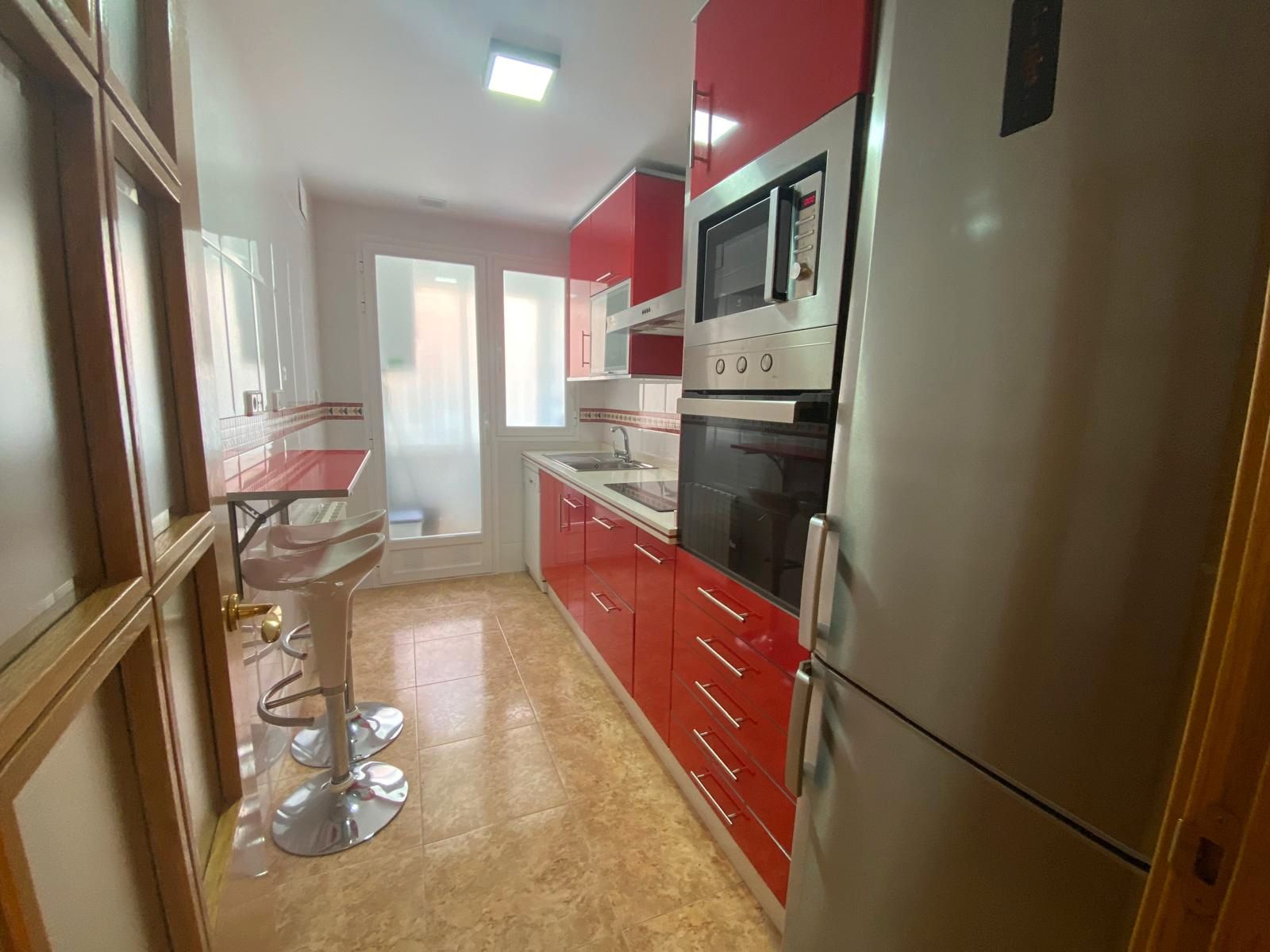 Kitchen of Flat for sale in  Albacete Capital  with Heating, Parquet flooring and Storage room
