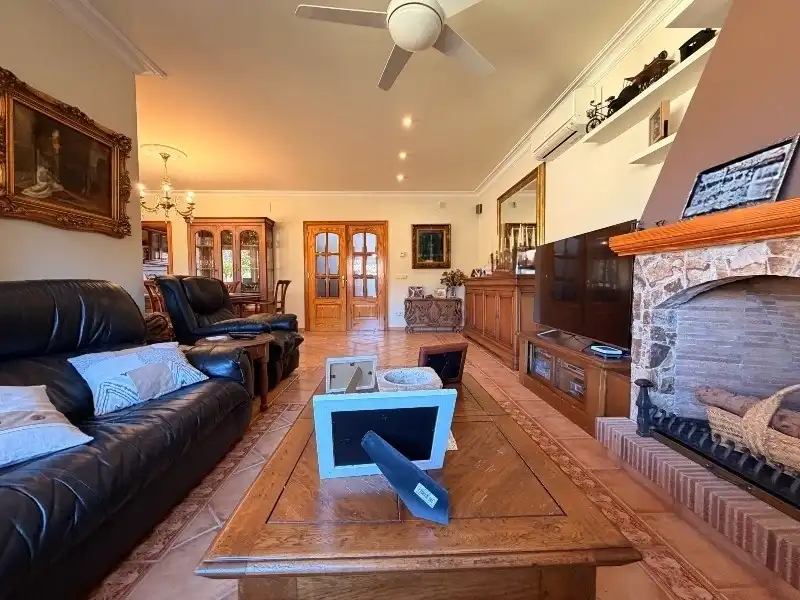 Living room of Houses for sale in Mont-ras  with Air Conditioner, Heating and Private garden