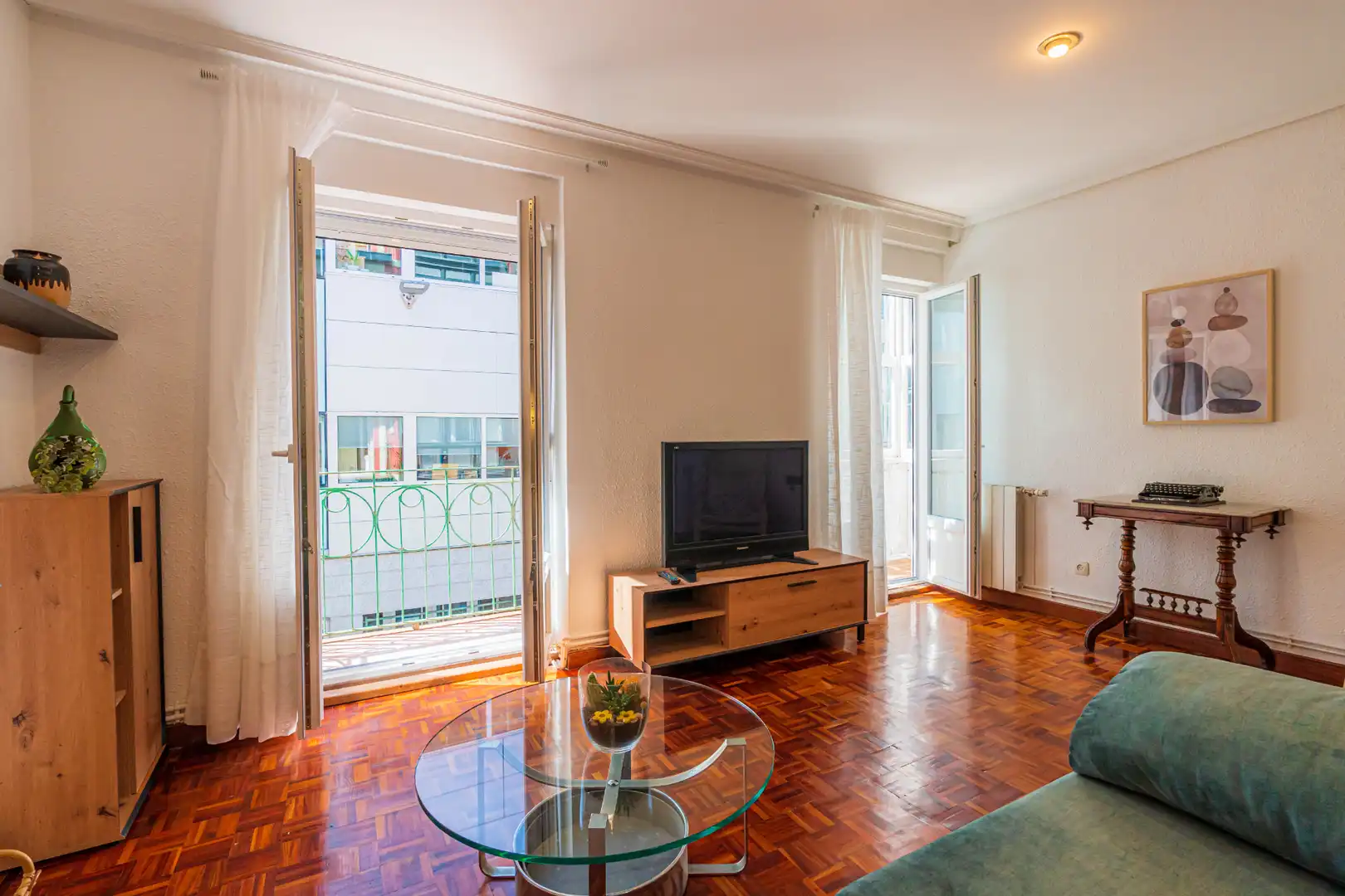 Sala de estar de Piso en venta en Santander con Calefacción, Parquet y Terraza