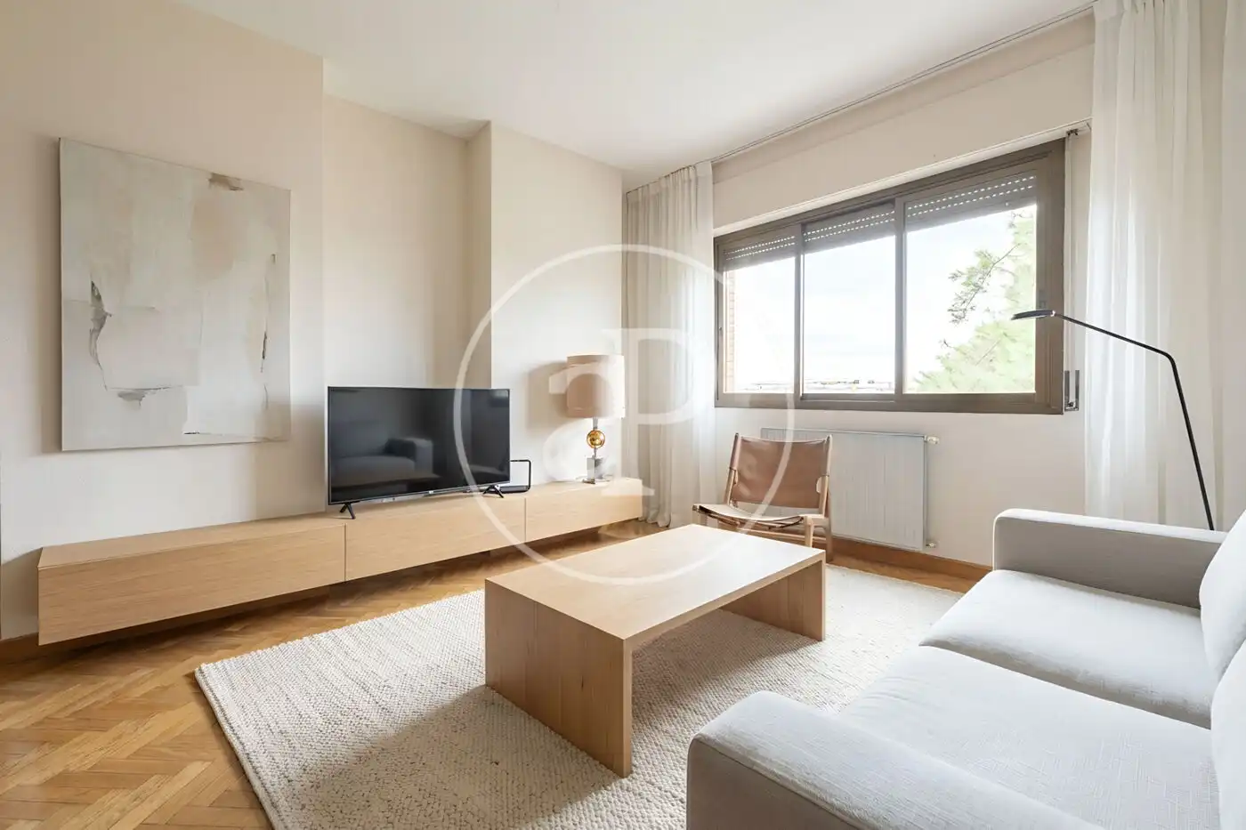 Living room of Flat for sale in Madrid  with Heating, Terrace and Storage room