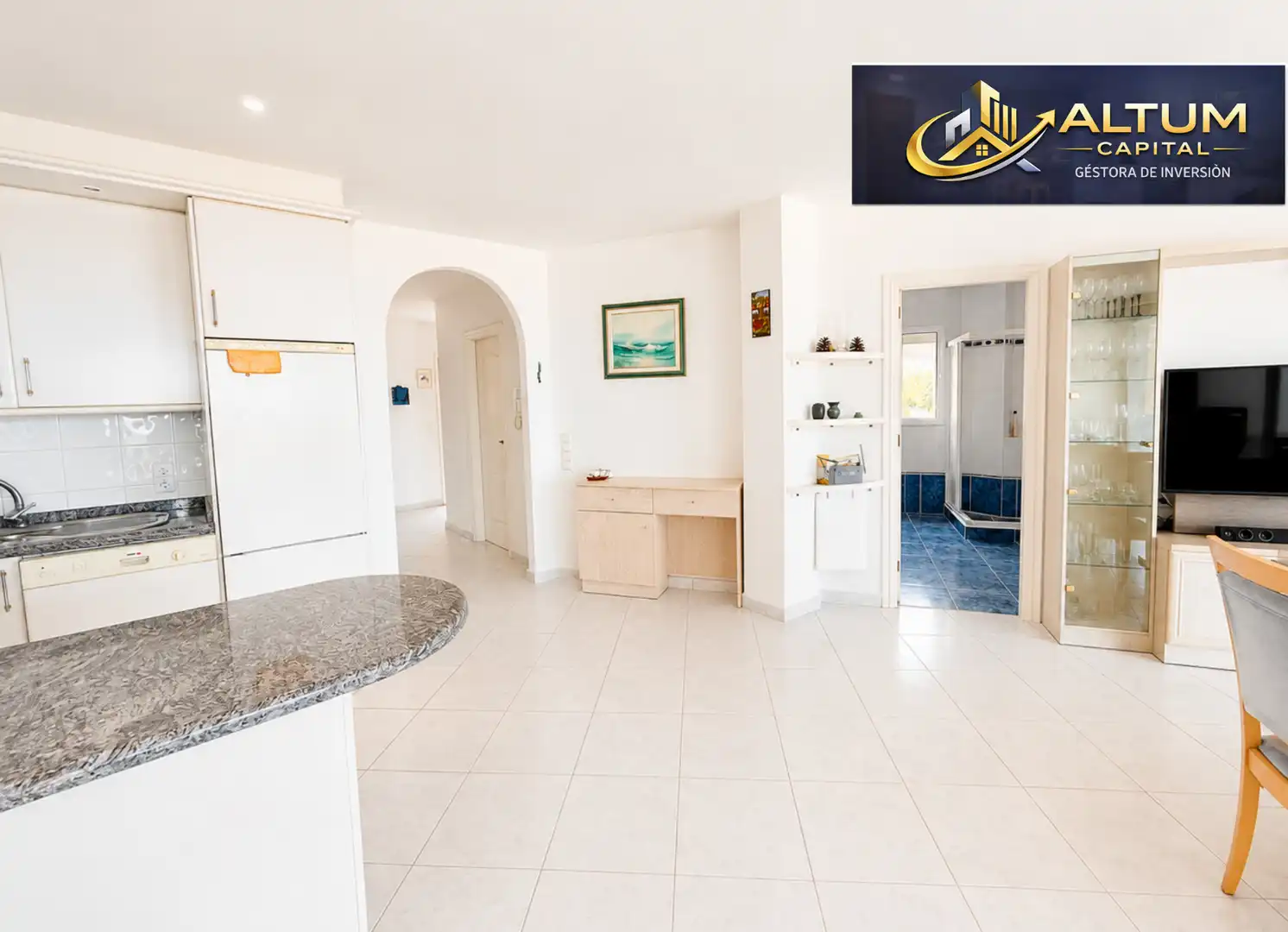 Kitchen of Flat for sale in Adeje  with Storage room, Furnished and Oven