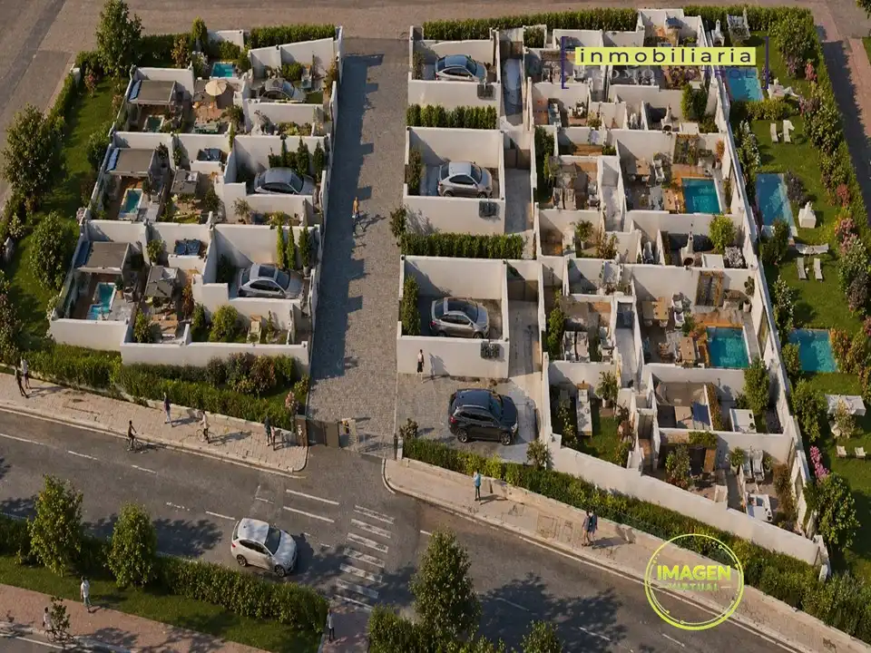 Exterior view of Detached homes for sale in Zuera  with Air Conditioner, Heating and Private garden