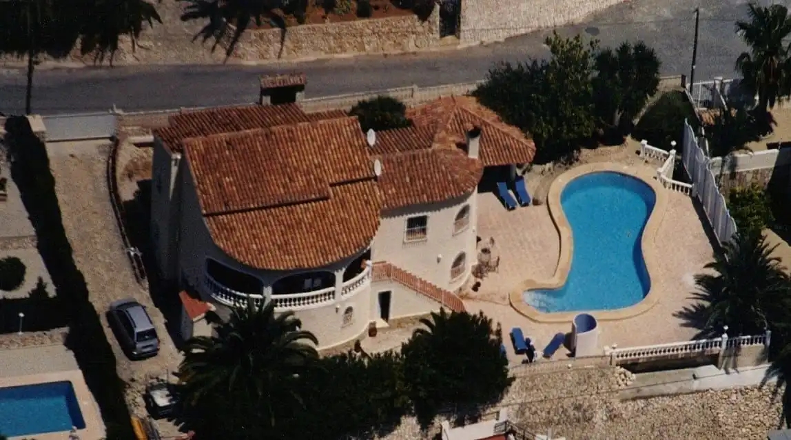 Exterior view of Houses for sale in Calpe / Calp  with Air Conditioner, Heating and Private garden