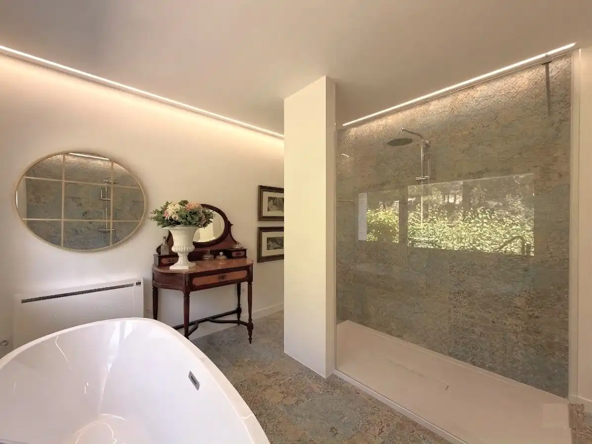 Bany de Casa o xalet en venda en Náquera amb Aire condicionat, Jardí privat i Terrassa