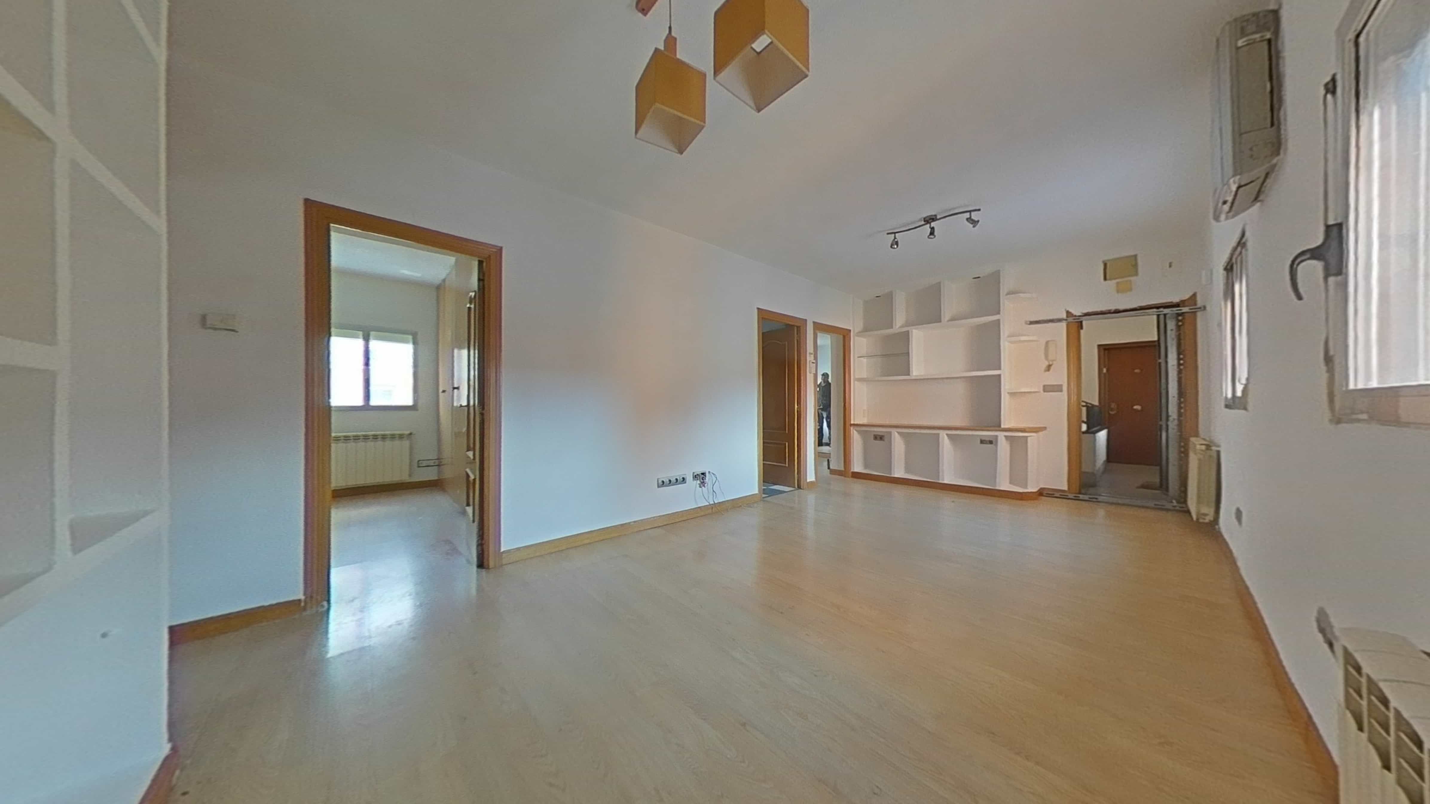 Living room of Flat for sale in  Madrid Capital  with Parquet flooring