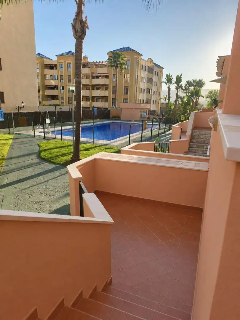 Swimming pool of Ground floor for rent in Algeciras  with Private garden, Furnished and Alarm