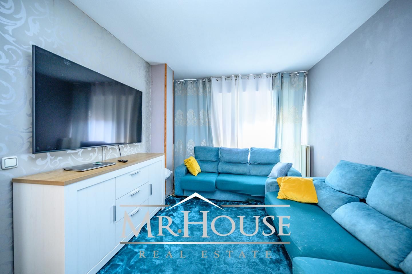 Sala de estar de Piso en venta en Parla con Aire acondicionado y Parquet