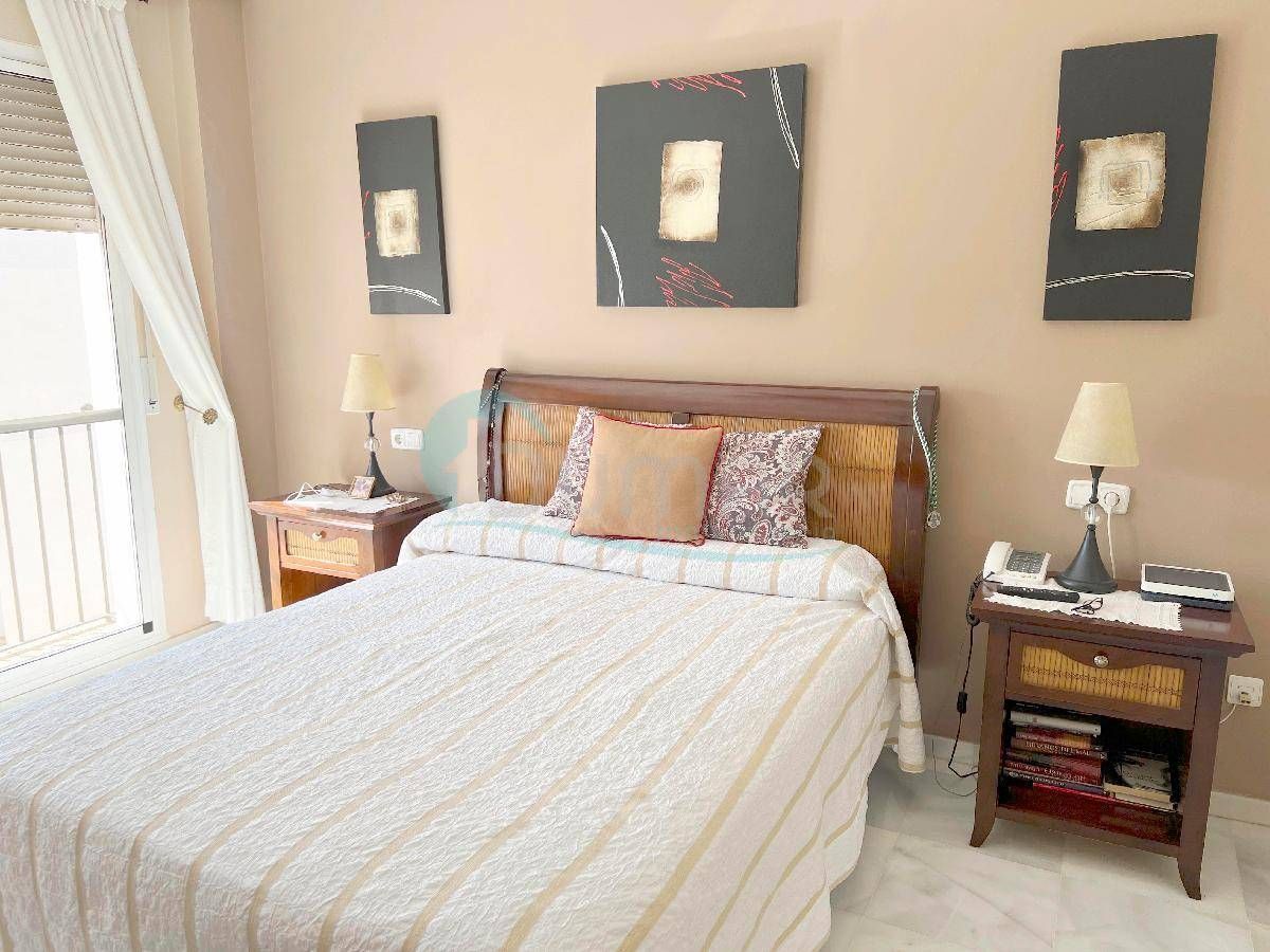 Bedroom of Flat for sale in Marbella  with Air Conditioner, Terrace and Swimming Pool