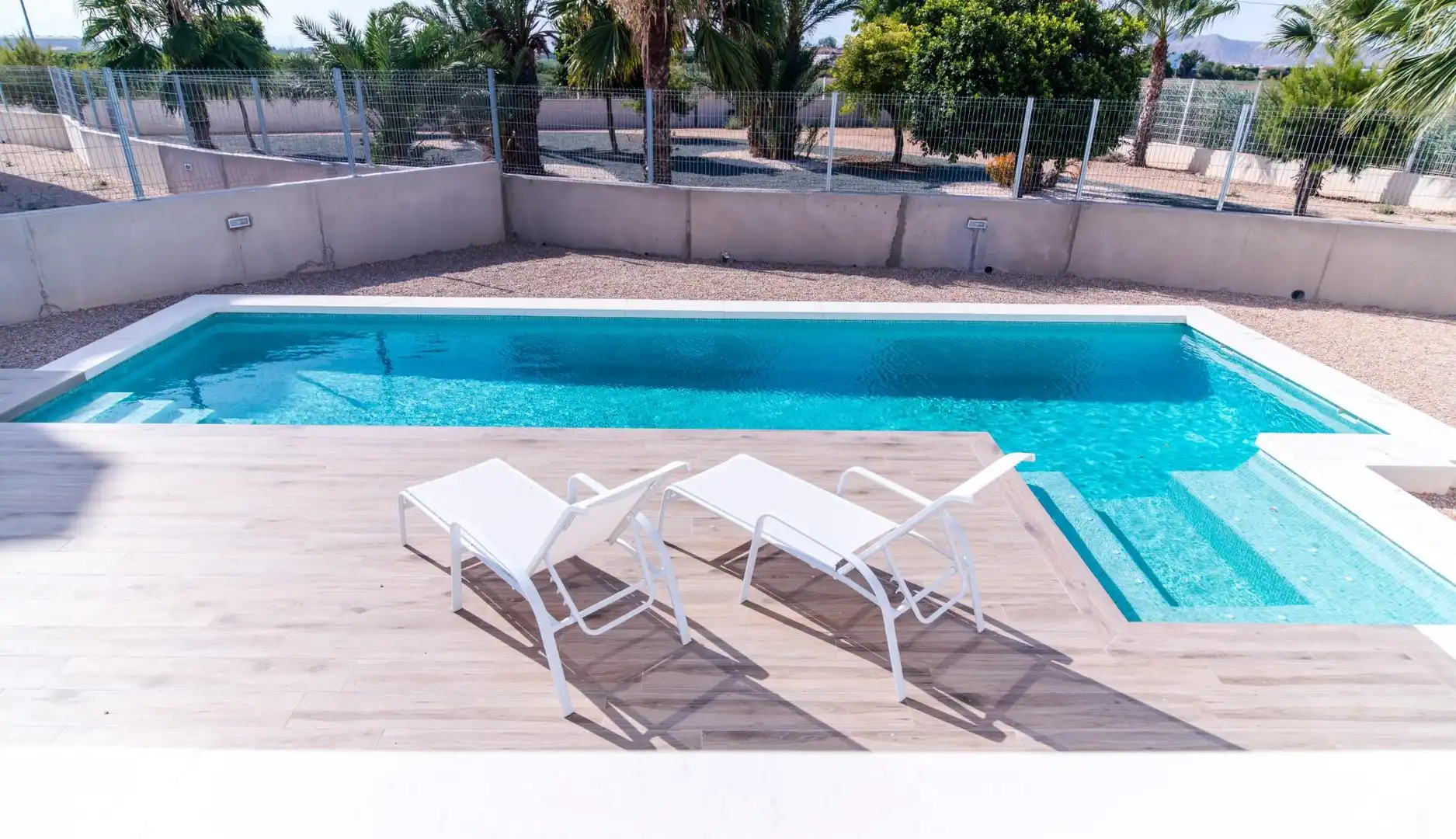 Schwimmbecken von Wohnungen zum Verkauf in Torre-Pacheco mit Heizung, Privatgarten und Terrasse