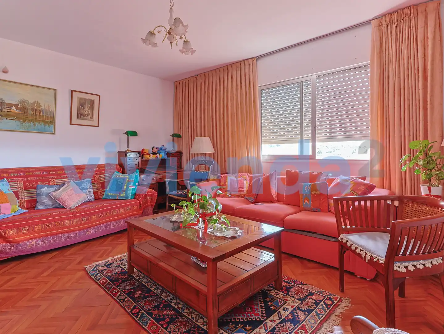 Sala d'estar de Pis en venda en Madrid amb Aire condicionat, Calefacció i Terrassa