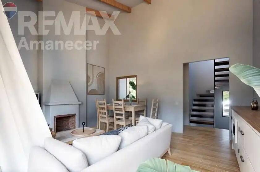 Sala de estar de Casa adosada en venta en Relleu con Aire acondicionado, Calefacción y Jardín privado