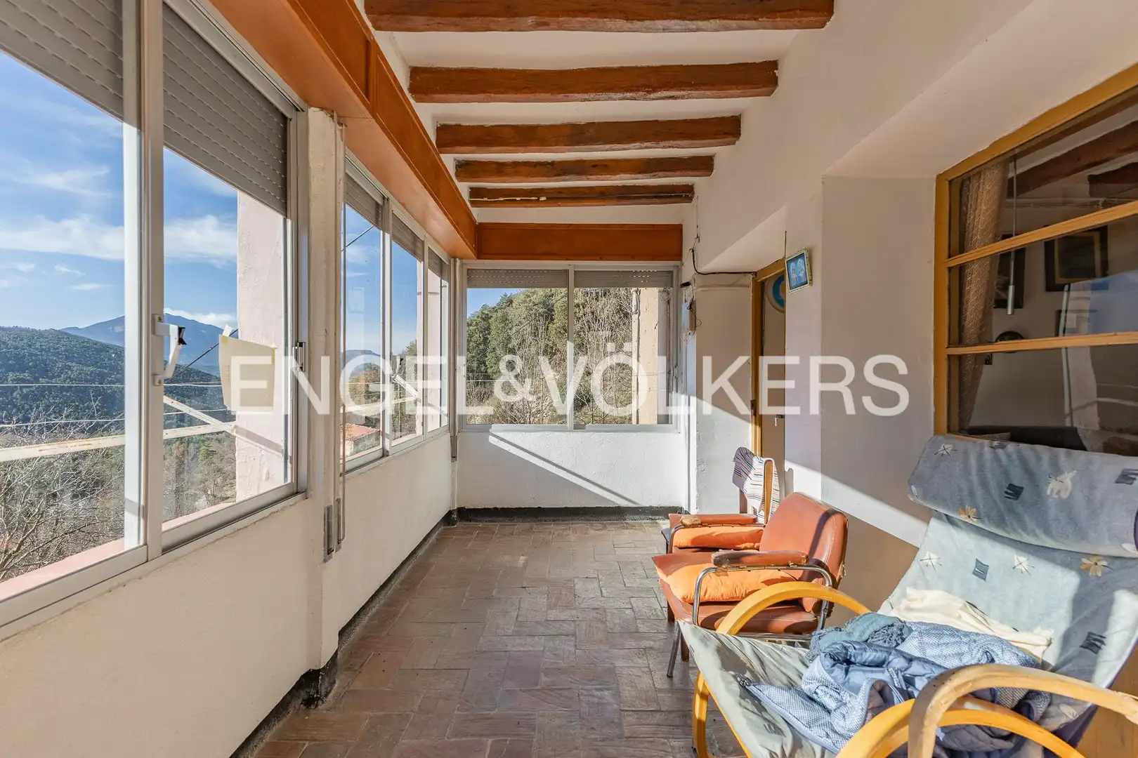 Terraza de Finca rústica en venta en Sant Julià de Cerdanyola con Calefacción, Jardín privado y Balcón