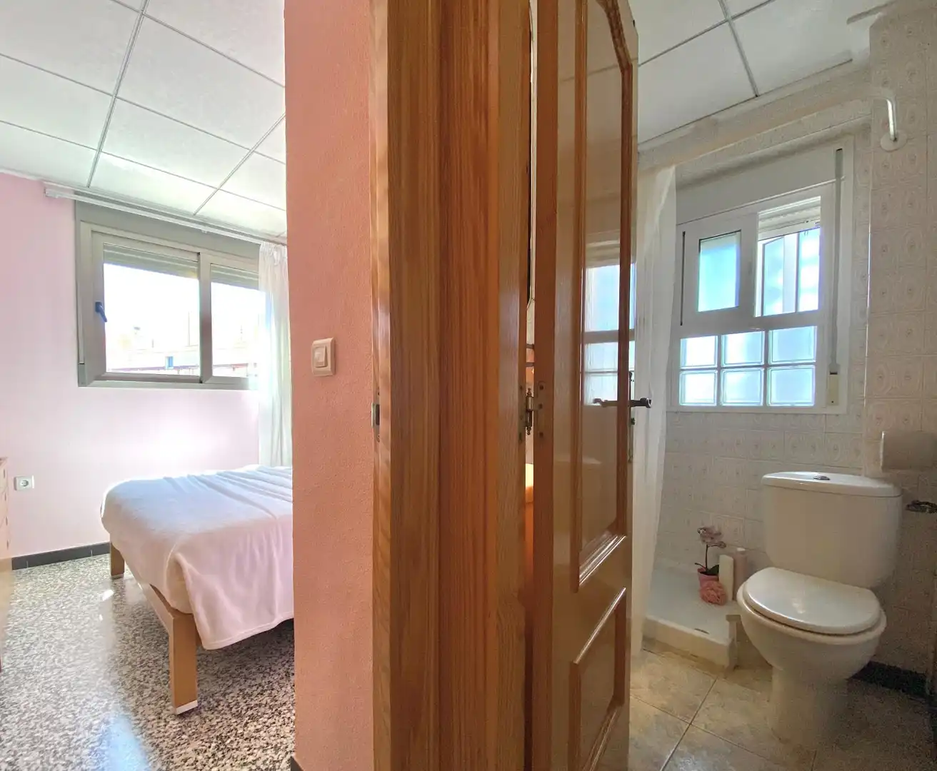 Bedroom of Flat for sale in La Pobla de Farnals  with Air Conditioner, Private garden and Balcony