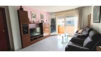 Living room of Attic for sale in Girona Capital  with Heating, Furnished and Balcony