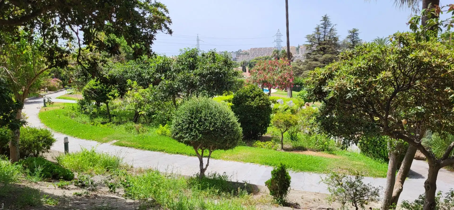 Garden of Flat for rent in Marbella  with Air Conditioner, Heating and Terrace