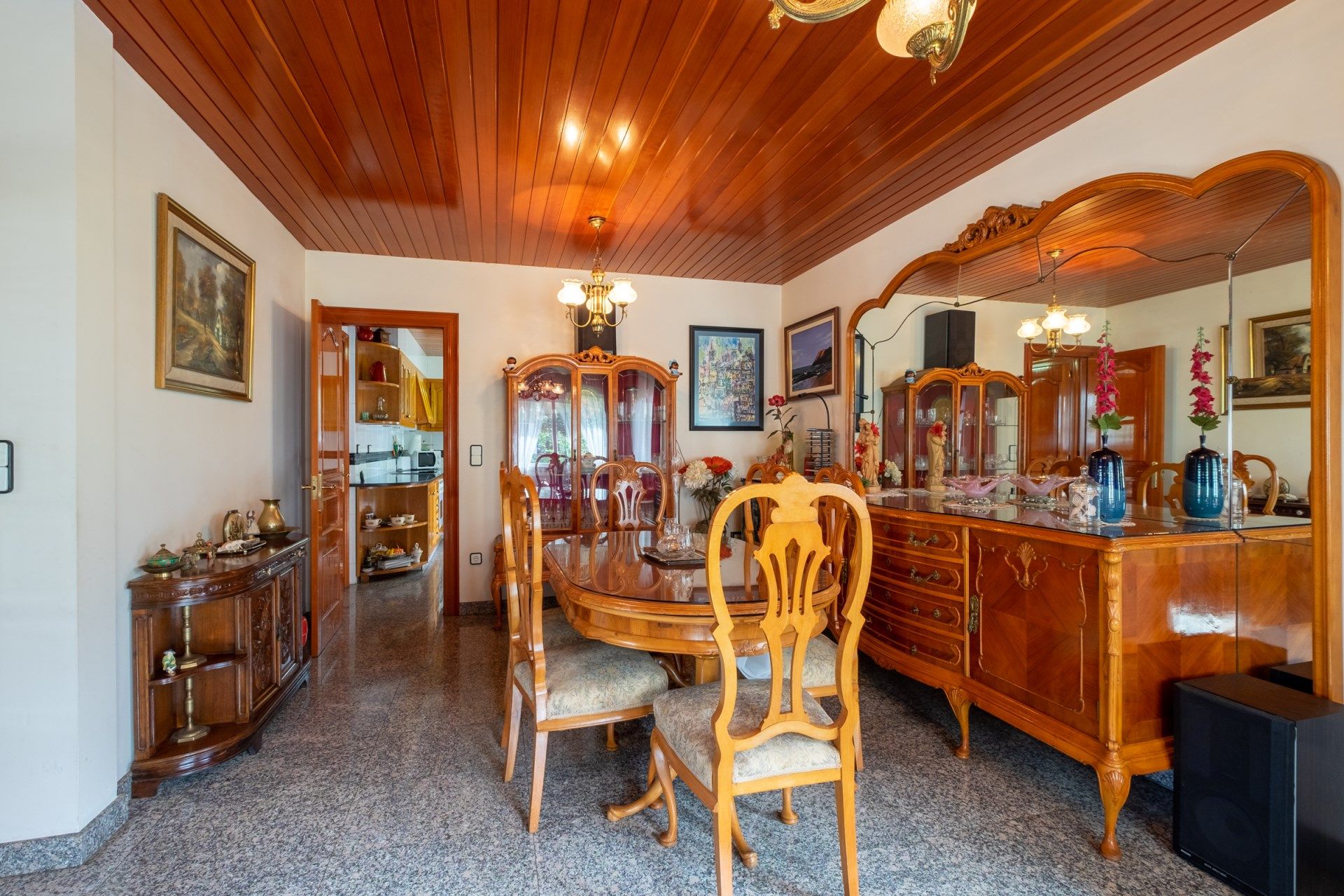 Dining room of House or chalet for sale in Girona Capital  with Heating, Terrace and Storage room