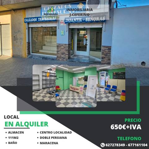 Local comercial en Alquiler en Calle Generalife en Maracena