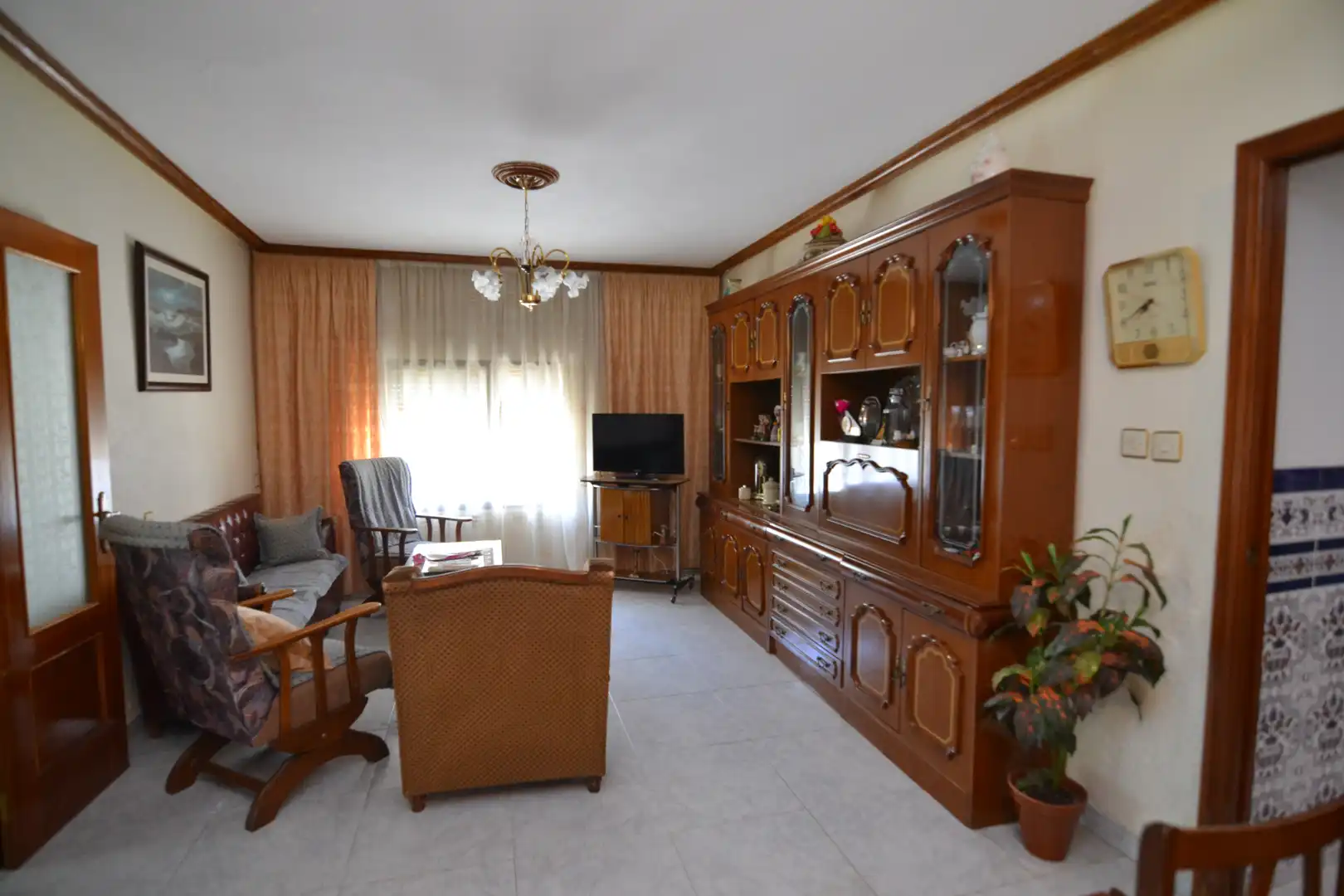 Wohnzimmer von Haus oder Chalet zum Verkauf in Malpartida de Plasencia mit Terrasse und Ofen