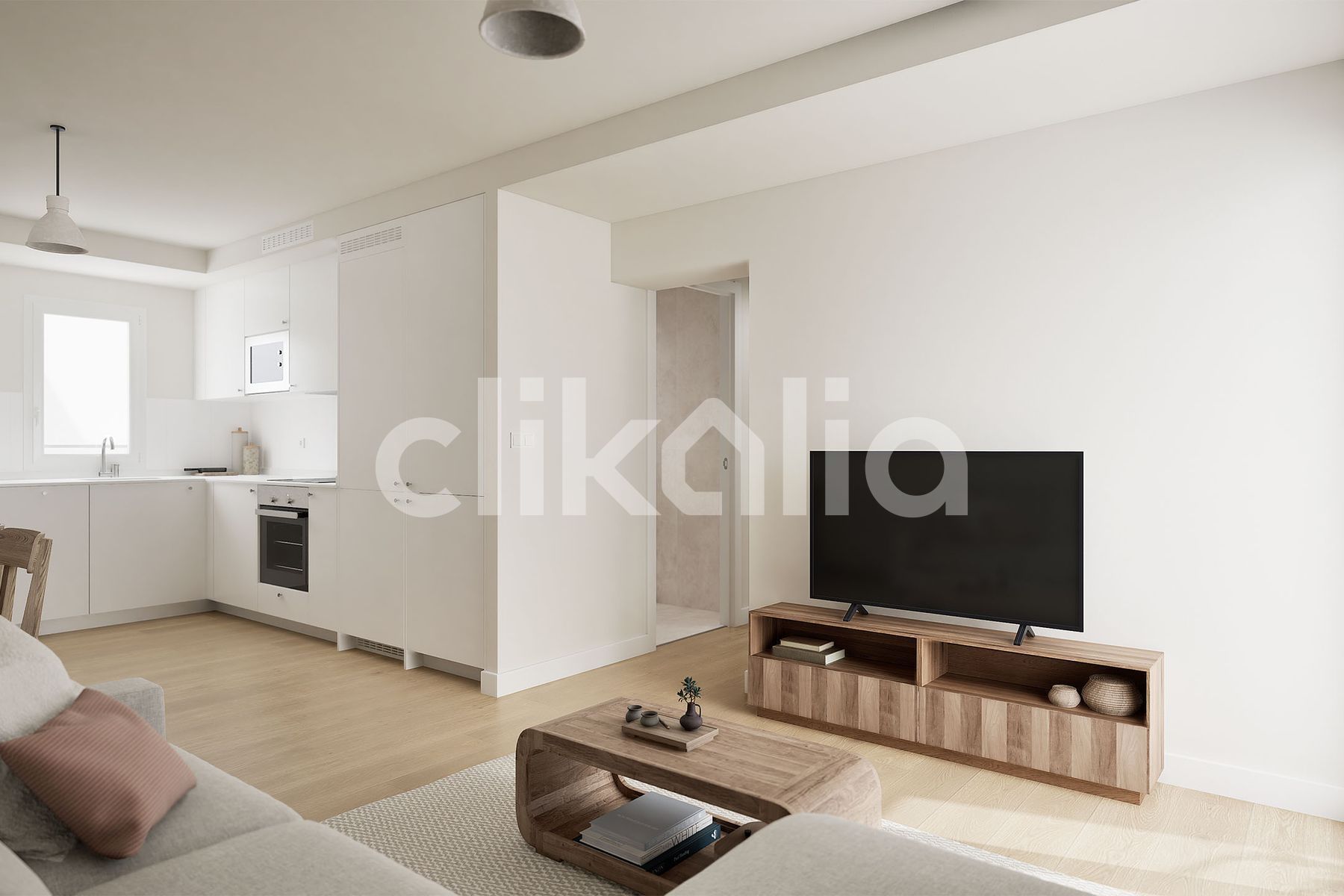 Living room of Flat for sale in  Madrid Capital  with Air Conditioner, Heating and Terrace