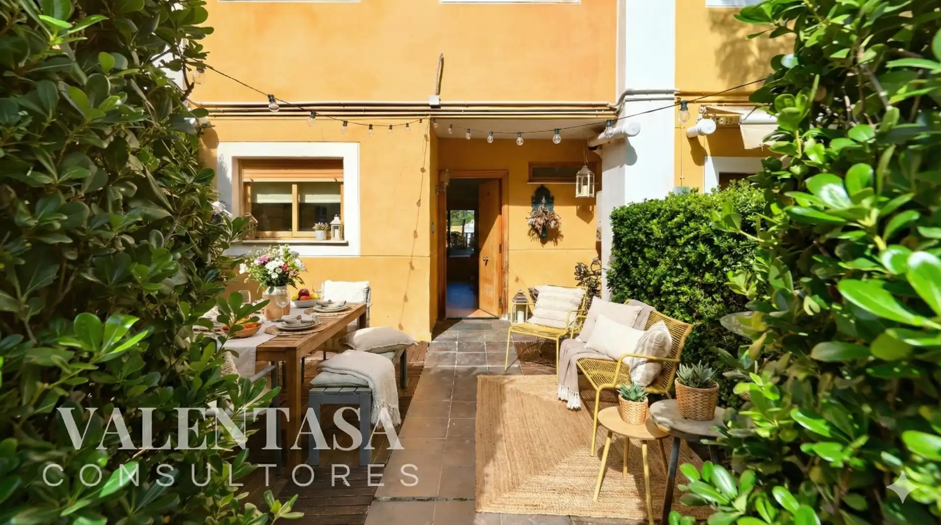 Terrace of Detached homes for sale in Chiva  with Air Conditioner, Private garden and Terrace
