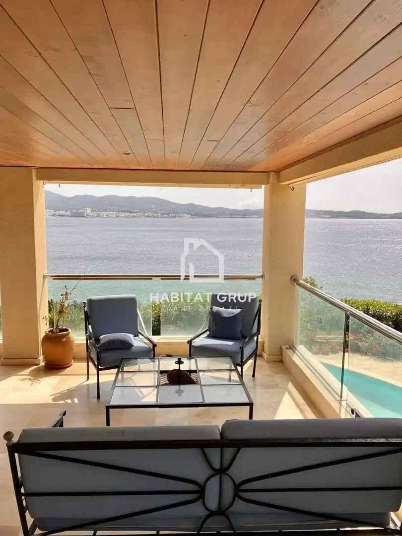Balcony of Flat for rent in Sant Antoni de Portmany  with Air Conditioner, Heating and Terrace