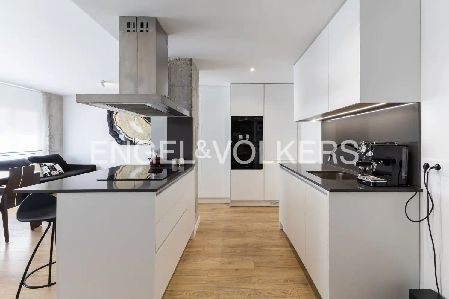 Cocina de Piso de alquiler en Castellón de la Plana / Castelló de la Plana con Aire acondicionado, Calefacción y Parquet