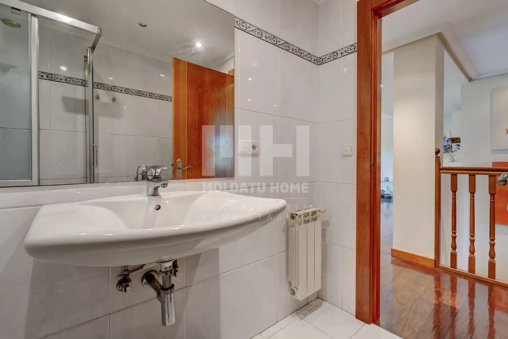 Badezimmer von Wohnung zur Miete in Donostia - San Sebastián  mit Heizung, Privatgarten und Terrasse