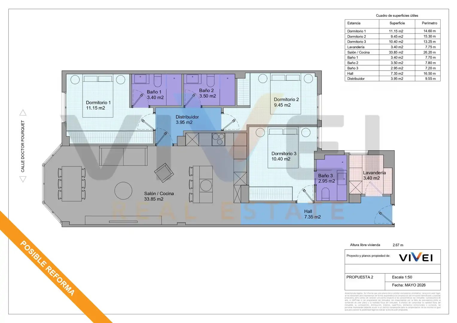 Piso con ascensor en venta en Calle del Doctor Fourquet, imagen 41