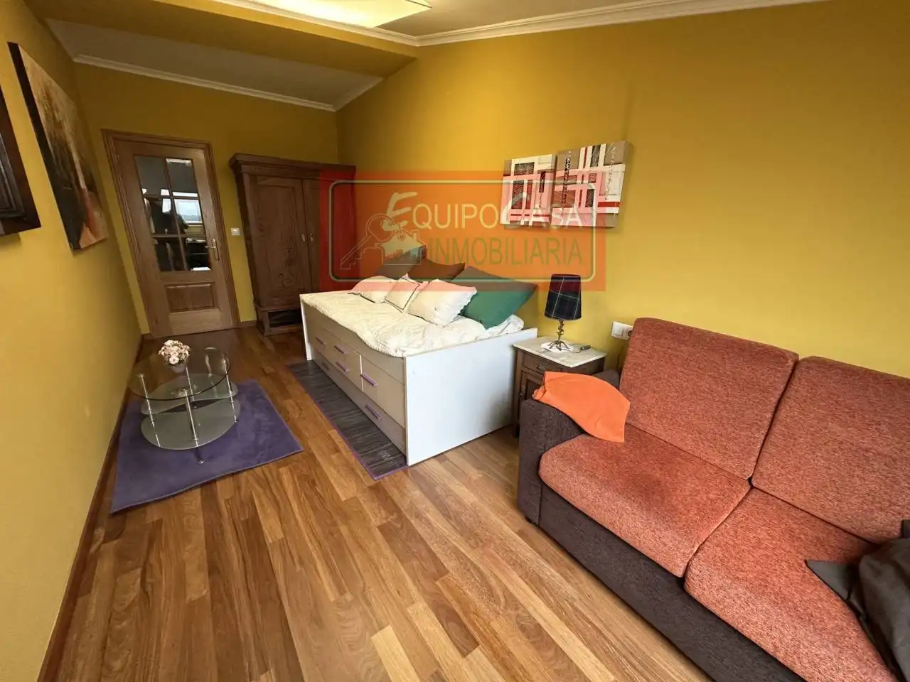 Bedroom of Duplexes for rent in Lugo  with Heating, Parquet flooring and Storage room