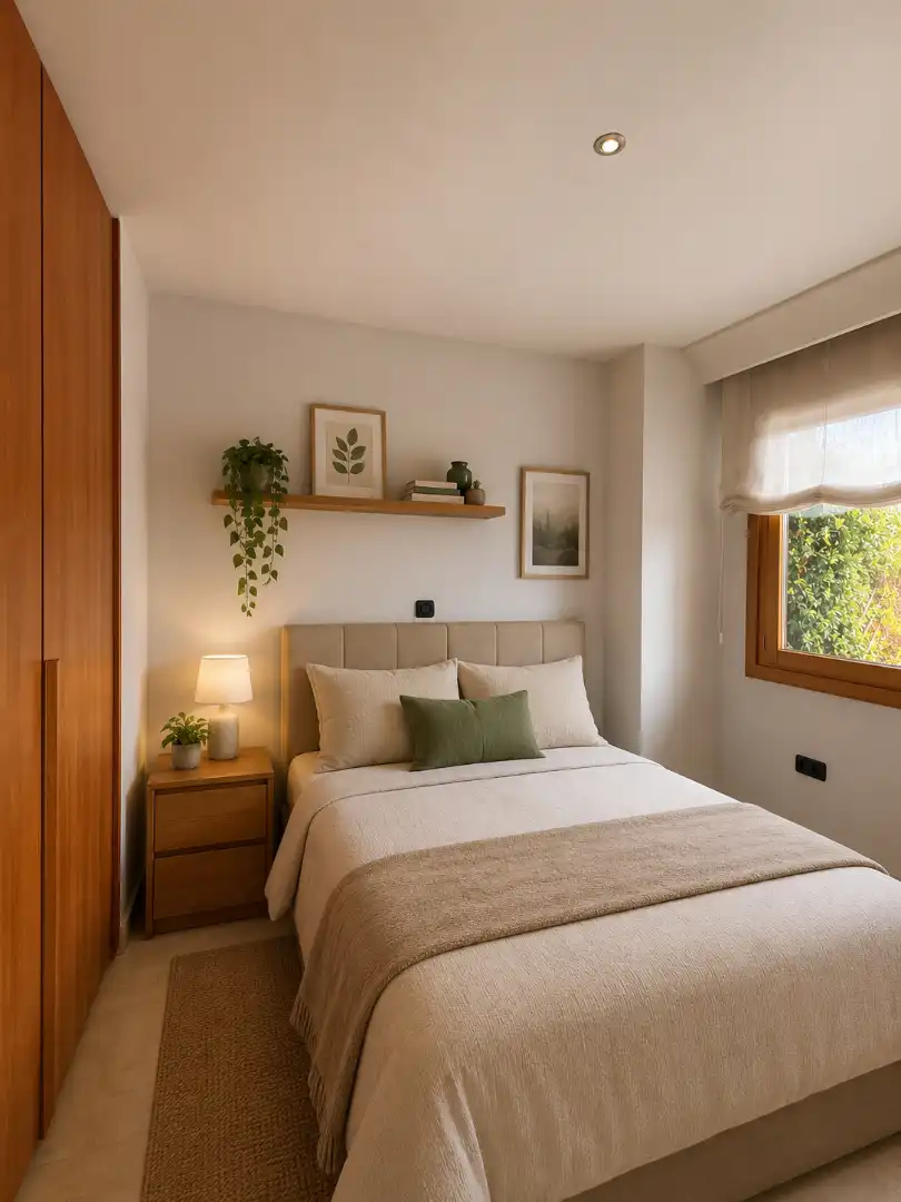 Bedroom of Flat for rent in Madrid  with Air Conditioner, Heating and Terrace
