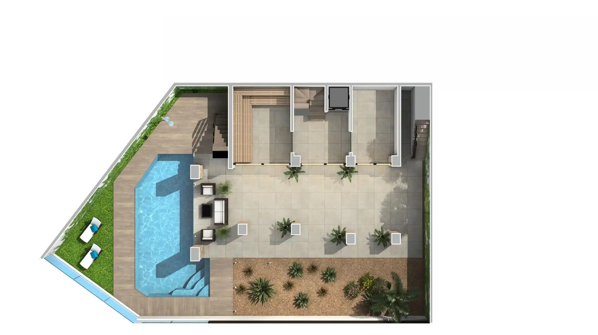 Villa mit Pool zum Verkauf in Ciudad Quesada, imagen 9