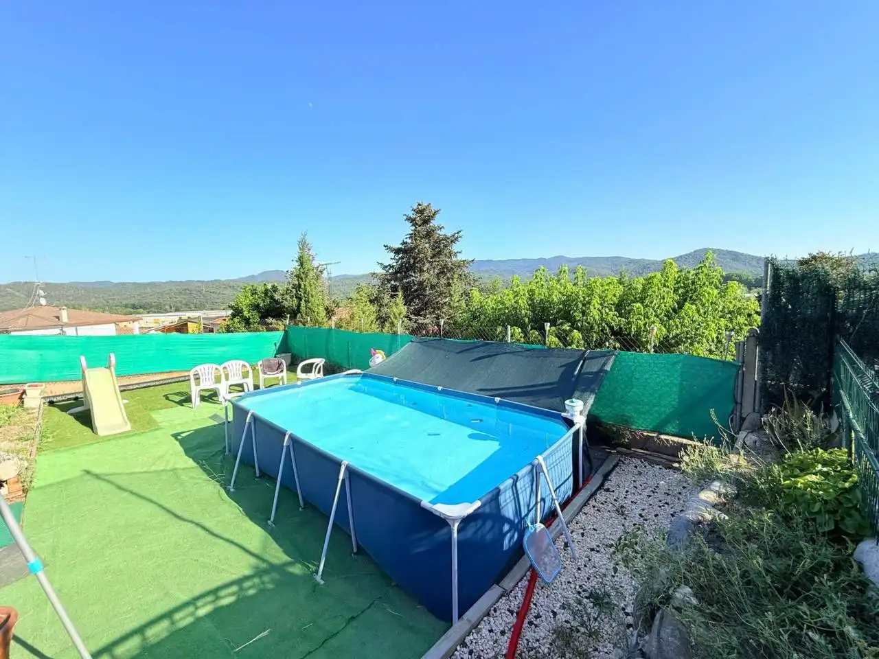 Piscina de Casa o xalet en venda en Riells i Viabrea amb Aire condicionat, Calefacció i Jardí privat