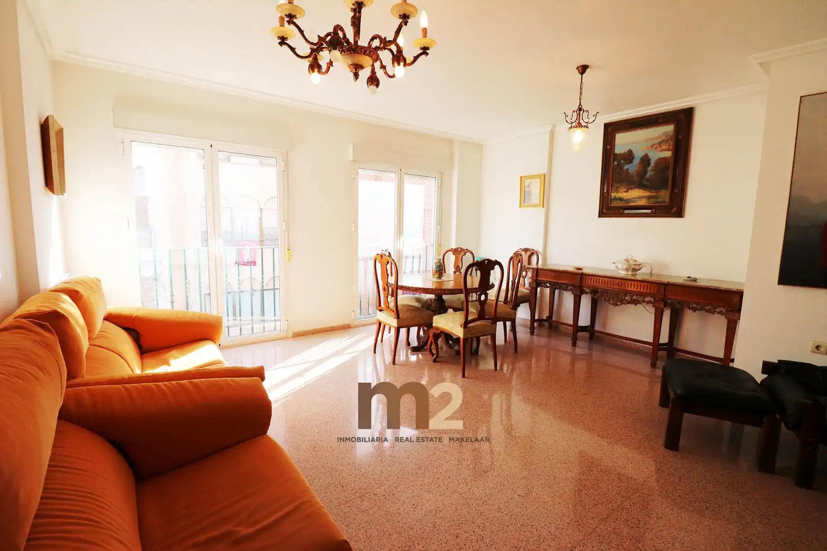 Sala d'estar de Apartament en venda en Almoradí amb Aire condicionat, Traster i Moblat