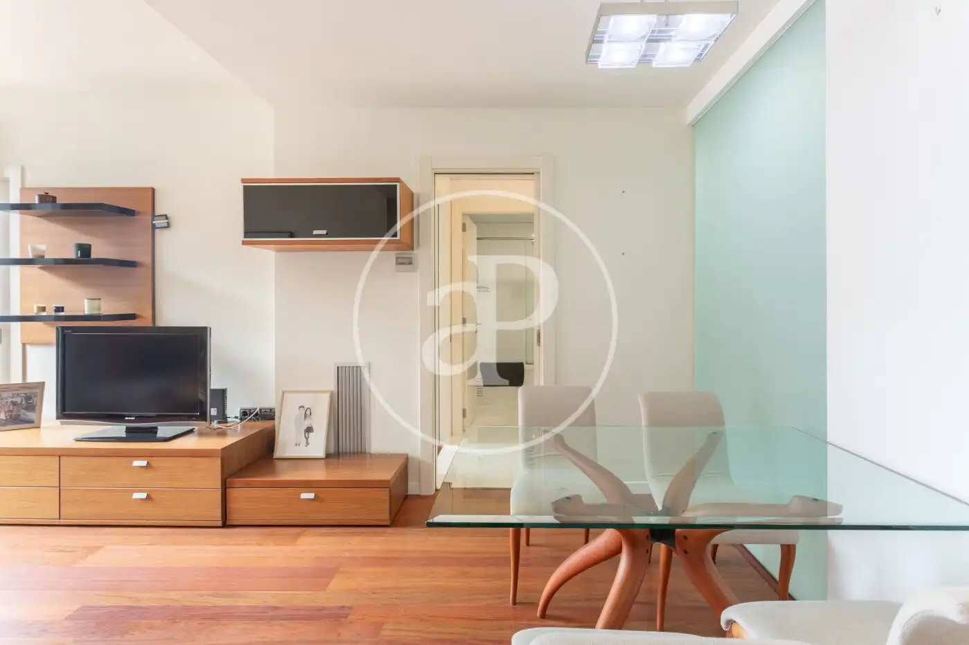 Sala d'estar de Pis en venda en Barcelona amb Aire condicionat, Calefacció i Terrassa