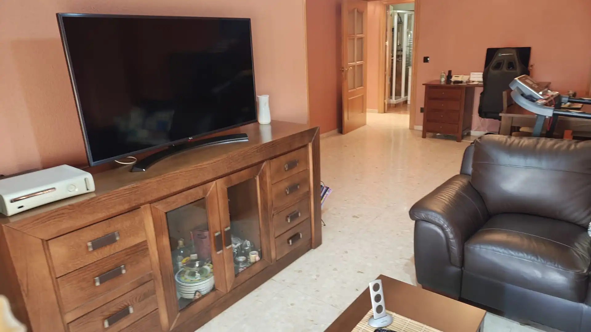Sala de estar de Piso en venta en Argamasilla de Calatrava con Aire acondicionado, Calefacción y Terraza