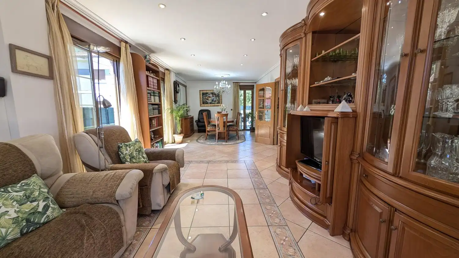 Living room of Houses for sale in Los Corrales de Buelna   with Heating, Private garden and Terrace