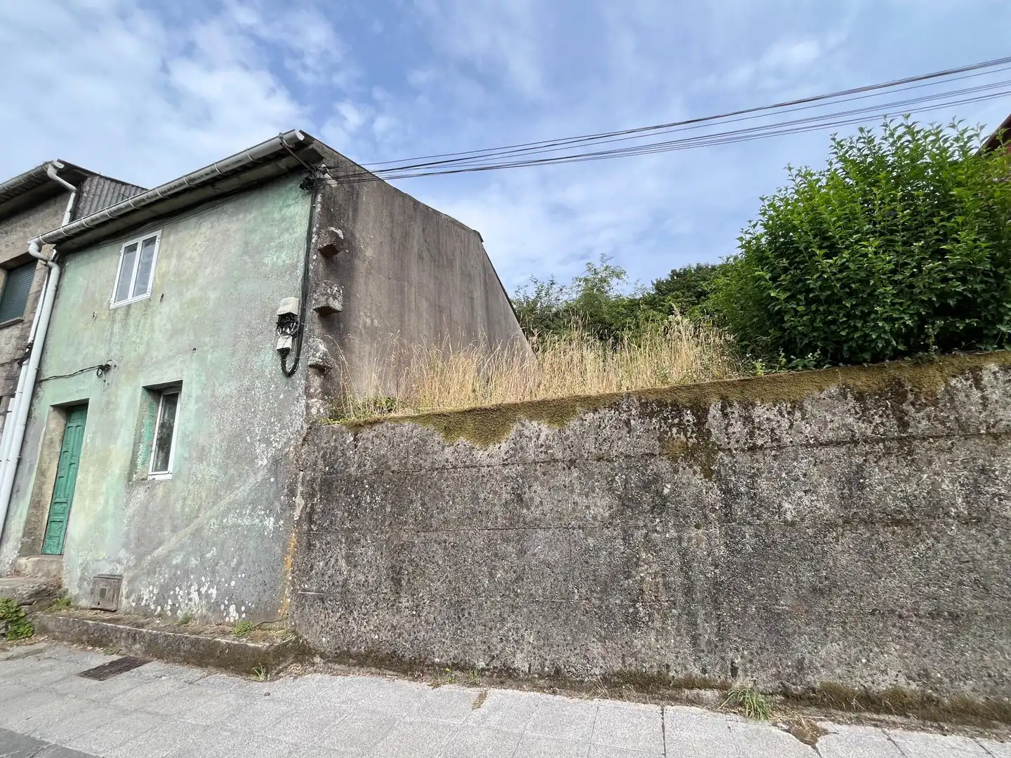 Vista exterior de Casa adosada en venta en Rianxo