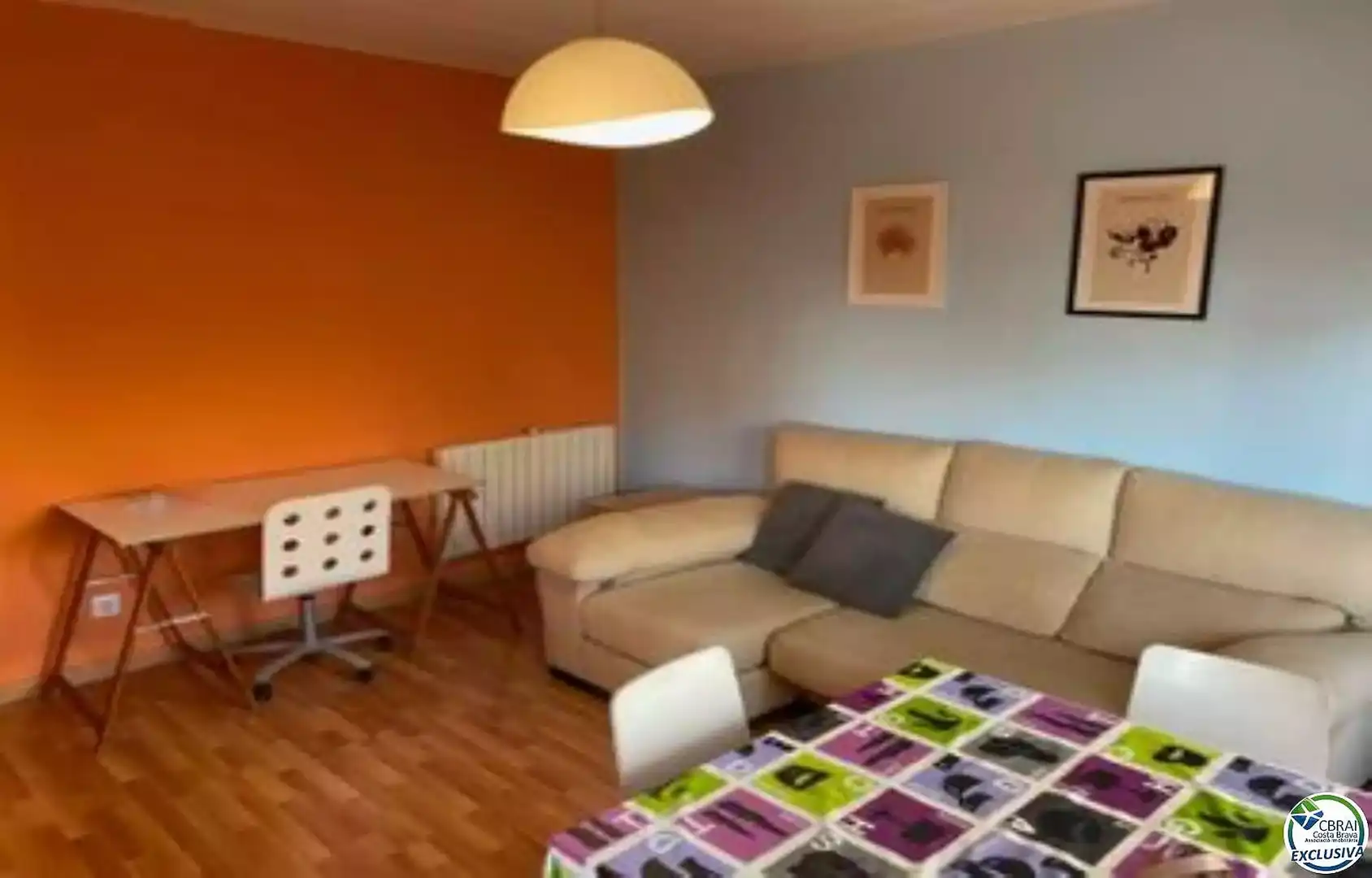 Living room of Flat for sale in Roses  with Furnished