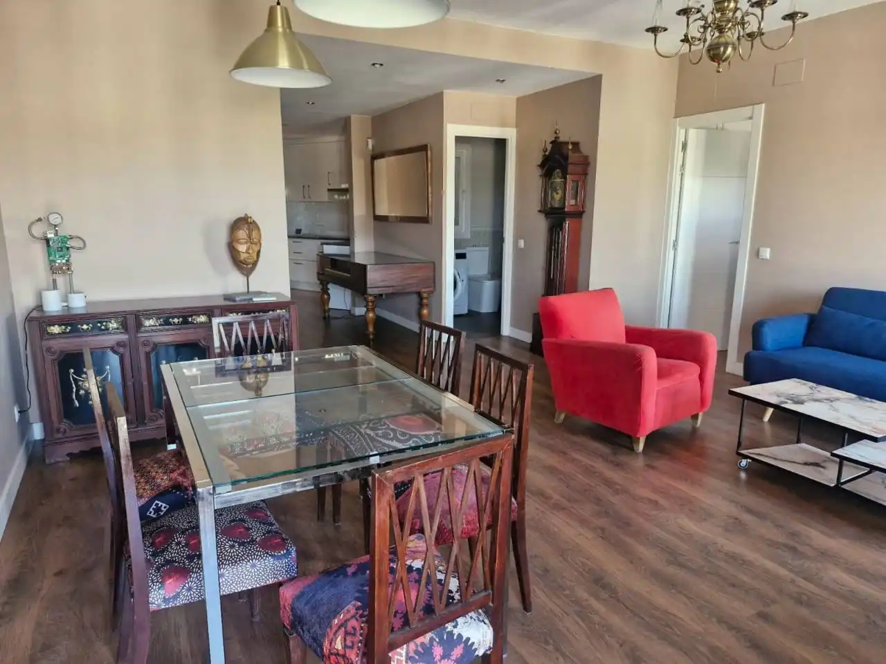 Dining room of Flat for rent in Toledo  with Air Conditioner, Heating and Furnished