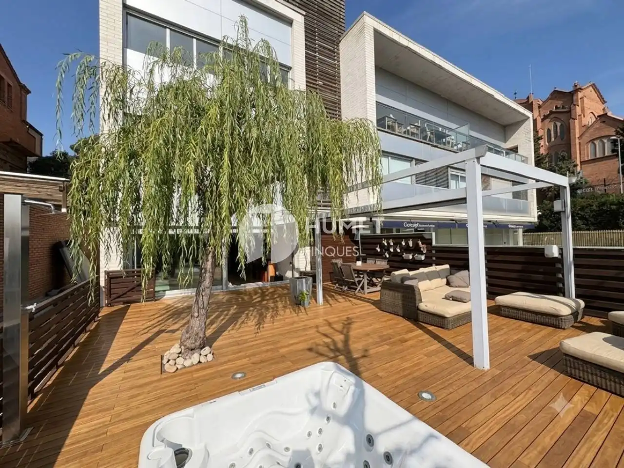 Terraza de Casa o chalet en venta en Barcelona con Aire acondicionado, Calefacción y Jardín privado