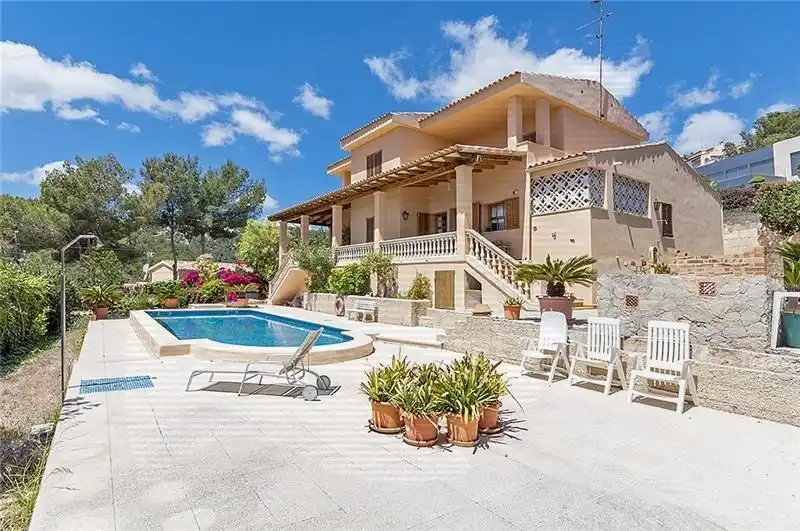 Exterior view of Houses for sale in Calvià  with Heating, Private garden and Terrace