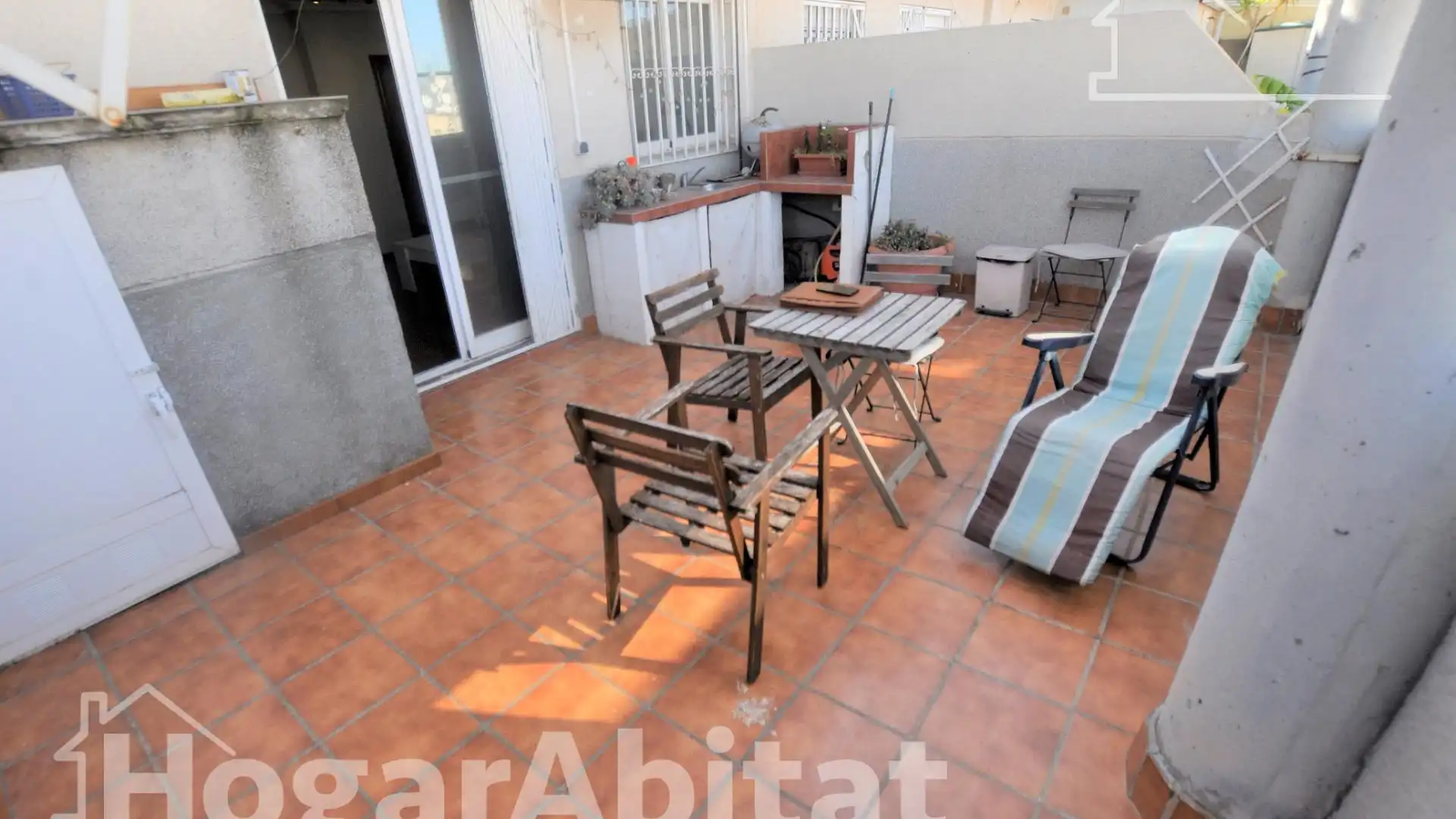Terrace of Attic for sale in  Valencia Capital  with Air Conditioner and Terrace