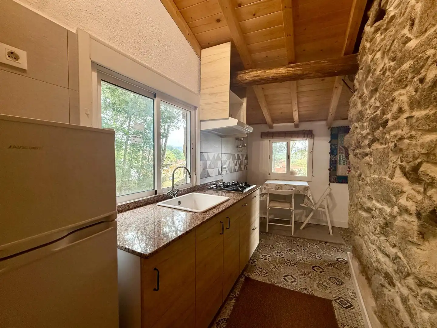 Cocina de Casa o chalet en venta en Sober con Jardín privado, Piscina y Amueblado