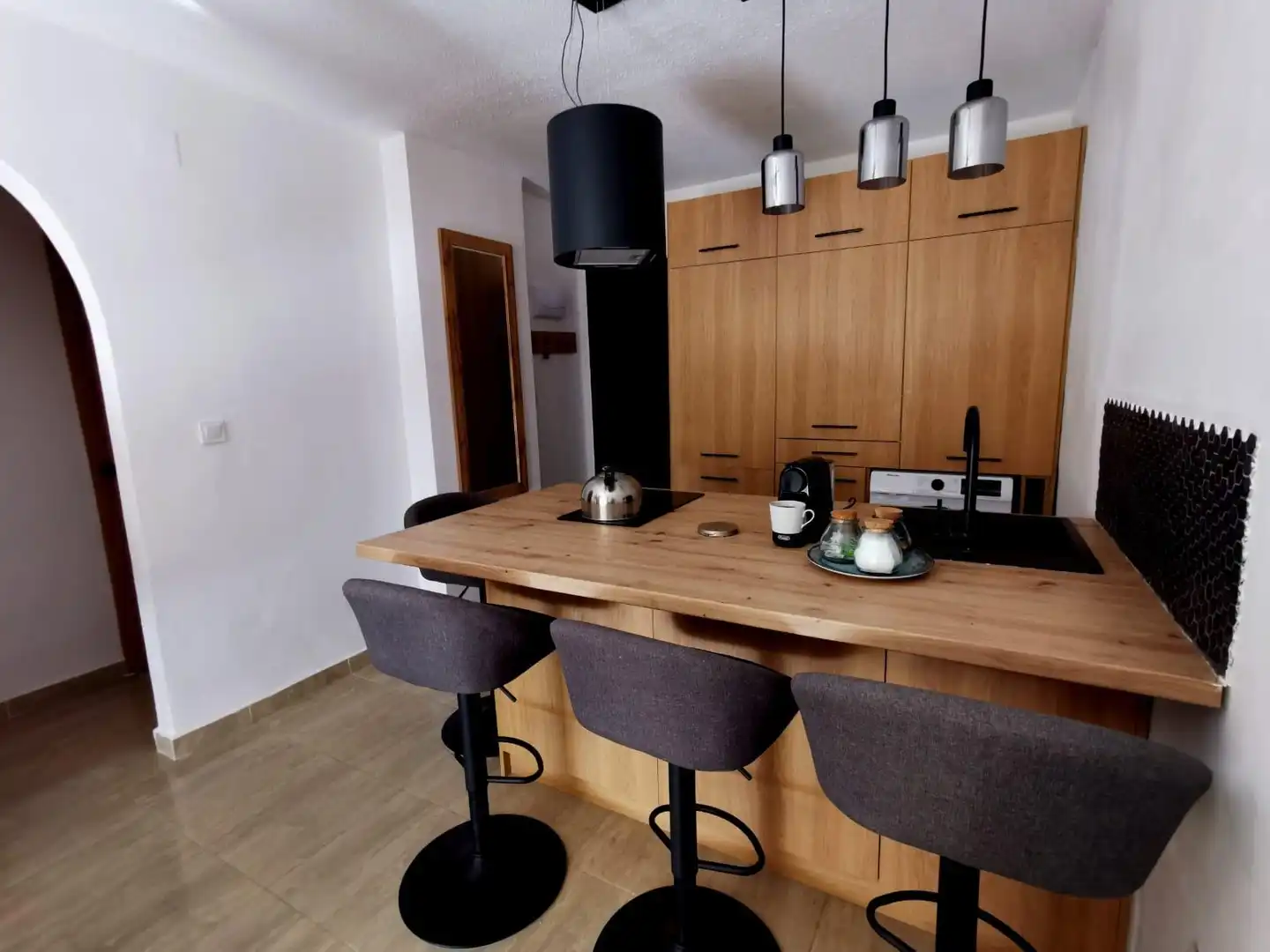 Cocina de Apartamento en venta en Torrevieja con Aire acondicionado, Terraza y Amueblado