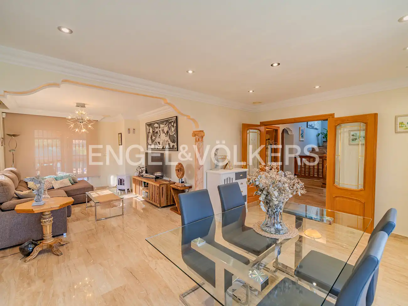 Dining room of Houses for sale in San Vicente del Raspeig / Sant Vicent del Raspeig  with Air Conditioner, Heating and Private garden