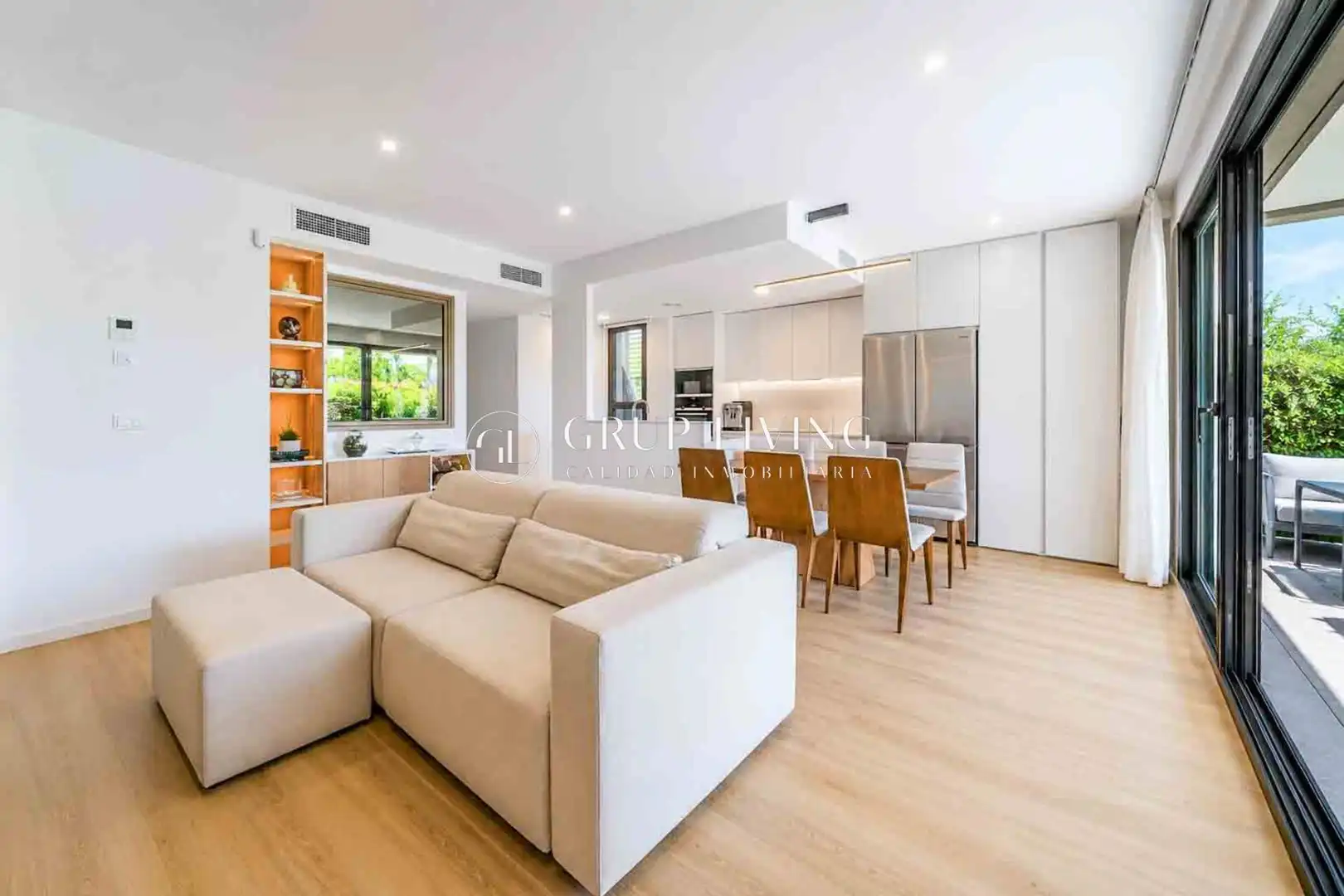 Jardín de Piso de alquiler en Sitges con Calefacción, Jardín privado y Terraza