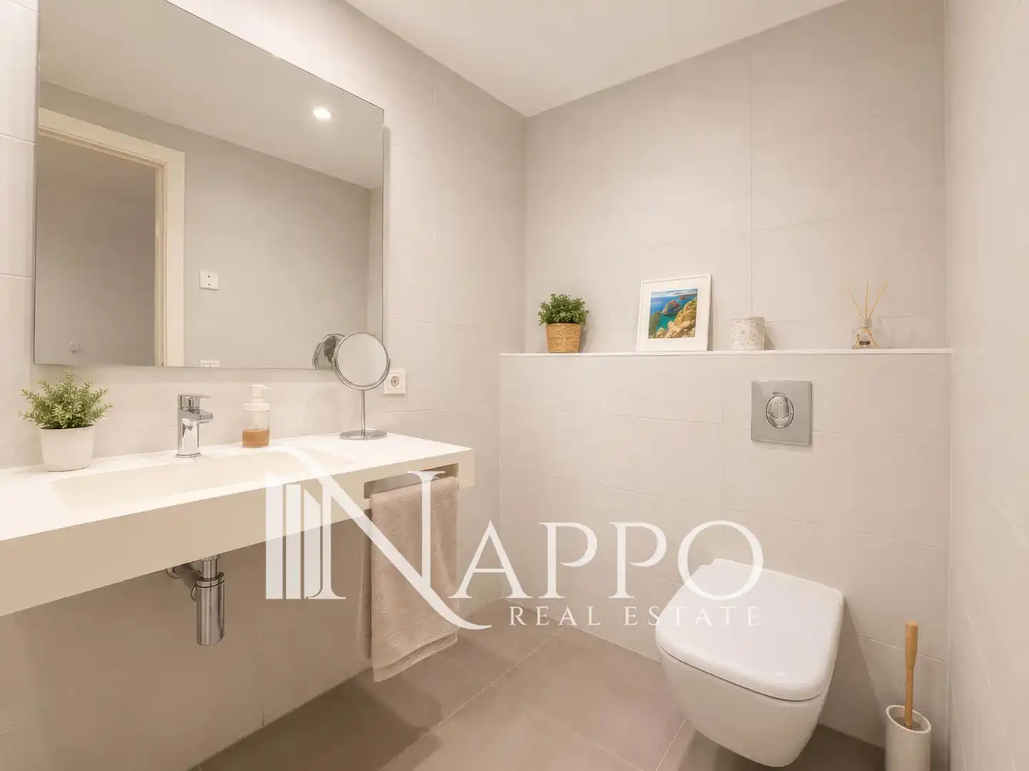 Badezimmer von Wohnung zum Verkauf in  Palma de Mallorca mit Klimaanlage, Heizung und Terrasse