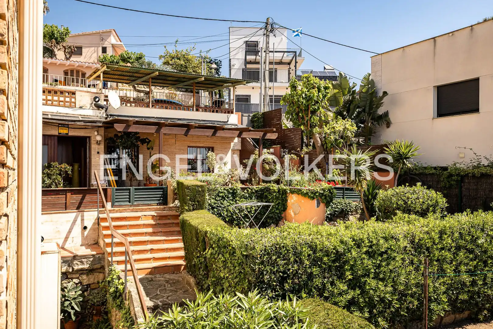 Terrace of Flat for sale in Caldes d'Estrac  with Air Conditioner, Heating and Private garden