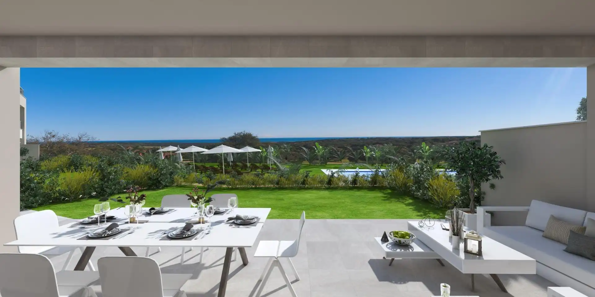 Terraza de Apartamento en venta en San Roque con Aire acondicionado, Calefacción y Jardín privado
